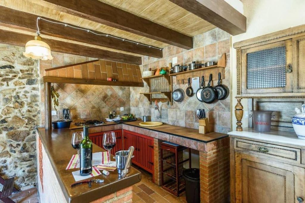Villa Casa Cortijo En Dehesa Sierra Leon La Puebla de los Infantes Esterno foto