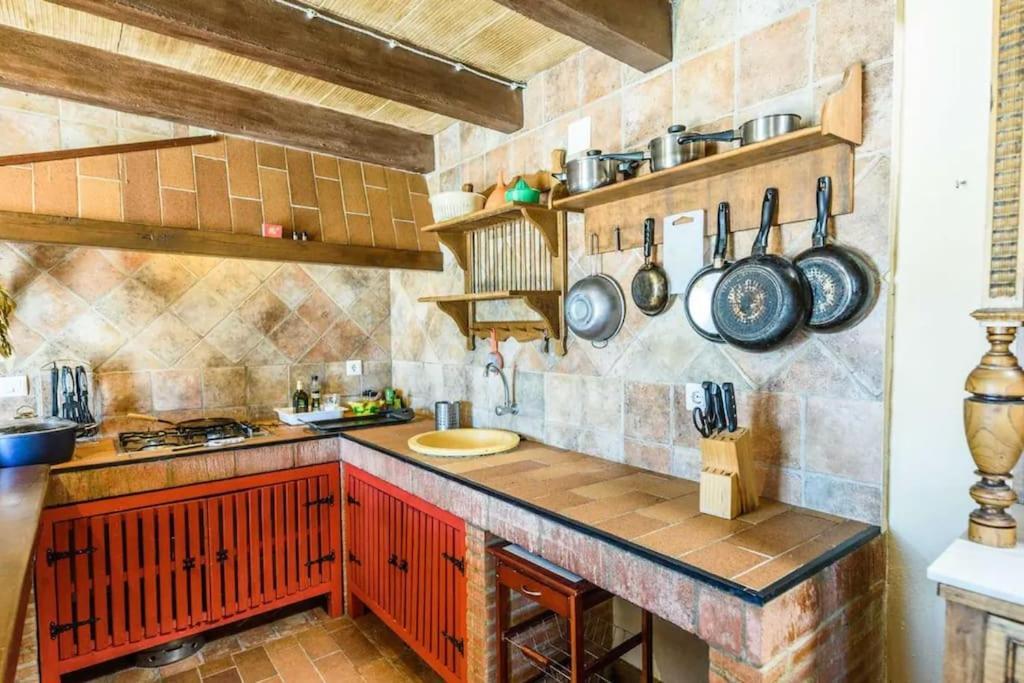 Villa Casa Cortijo En Dehesa Sierra Leon La Puebla de los Infantes Esterno foto