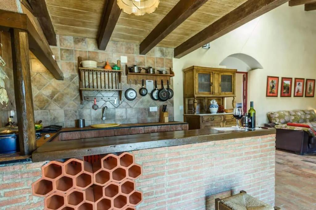 Villa Casa Cortijo En Dehesa Sierra Leon La Puebla de los Infantes Esterno foto